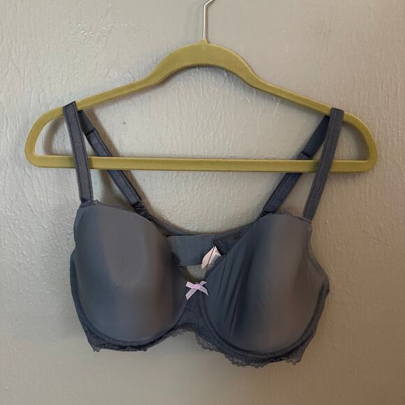 VICTORIA'S SECRET Dream Angels Lined Demi Bra in Light Blue Size 38DD casual - Picture 1 of 5